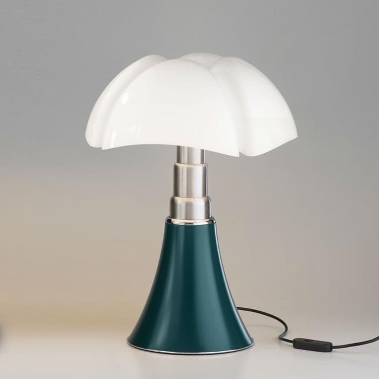 MINI PIPISTRELLO Lampe Dimmer Touch LED H35cm Vert Agave Martinelli
