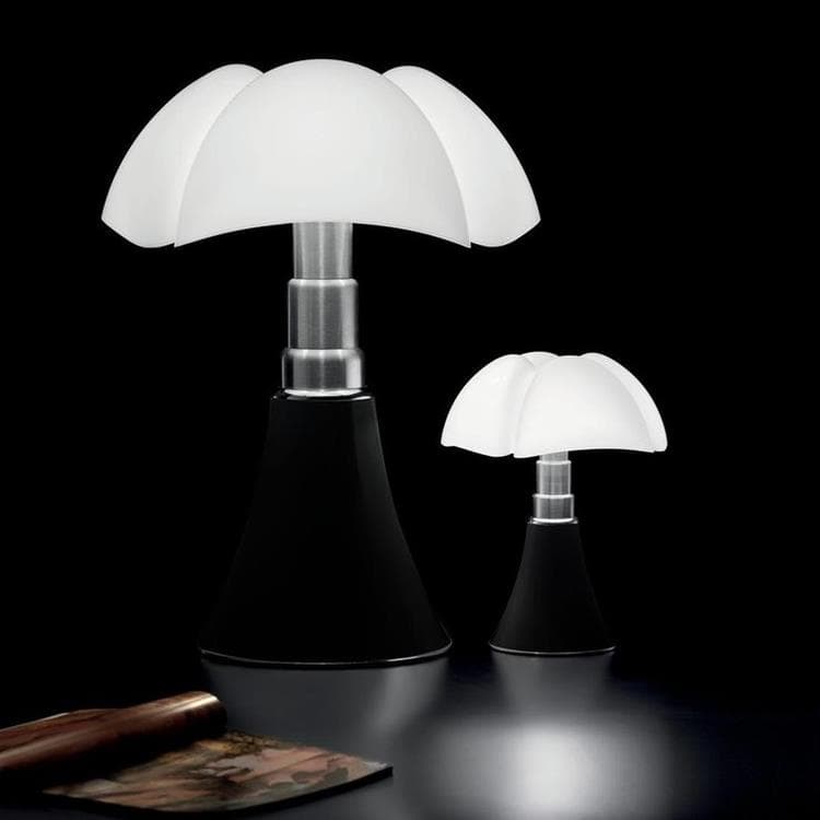Lampe Dimmer LED pied télescopique H66-86cm PIPISTRELLO Noir