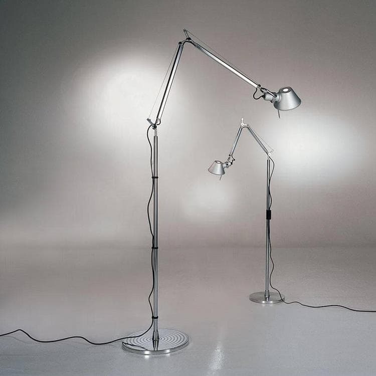Lampe de lecture LED H109-172cm TOLOMEO MICRO FLOOR aluminium anodisé