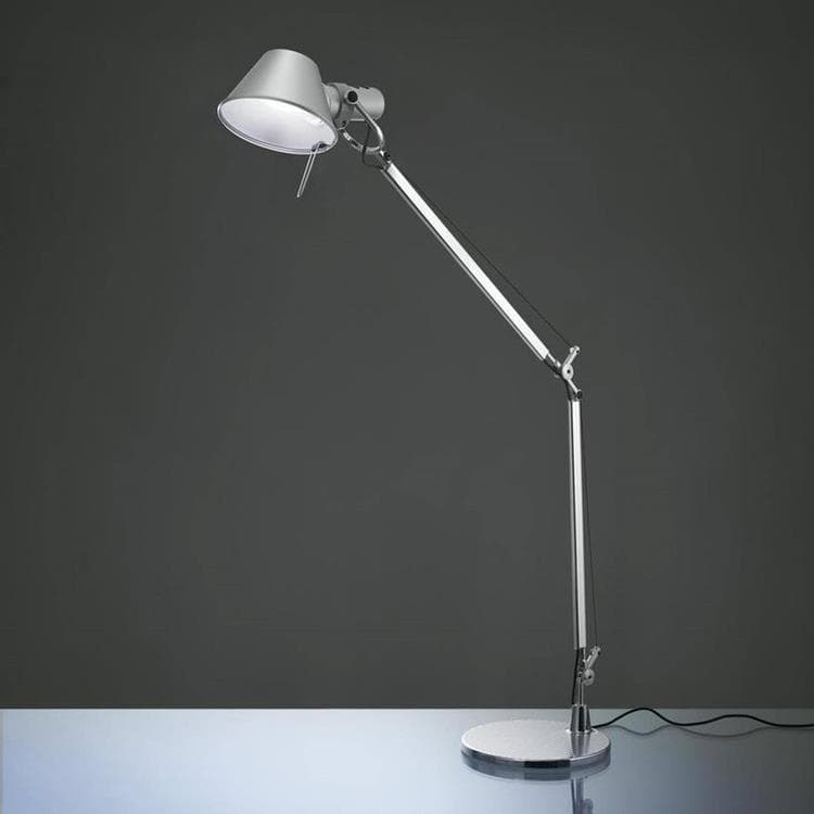 Lampe de bureau H54cm TOLOMEO MINI aluminium anodisé
