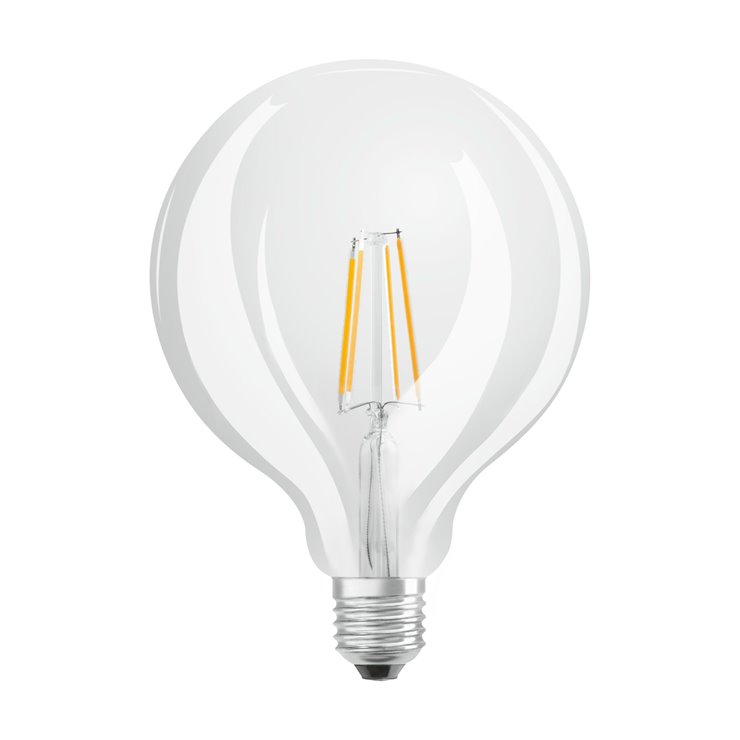 Ampoule LED filament Globe E27 Ø12,5cm 2700K 7W = 60W 806 Lumens Dimmable OSRAM 