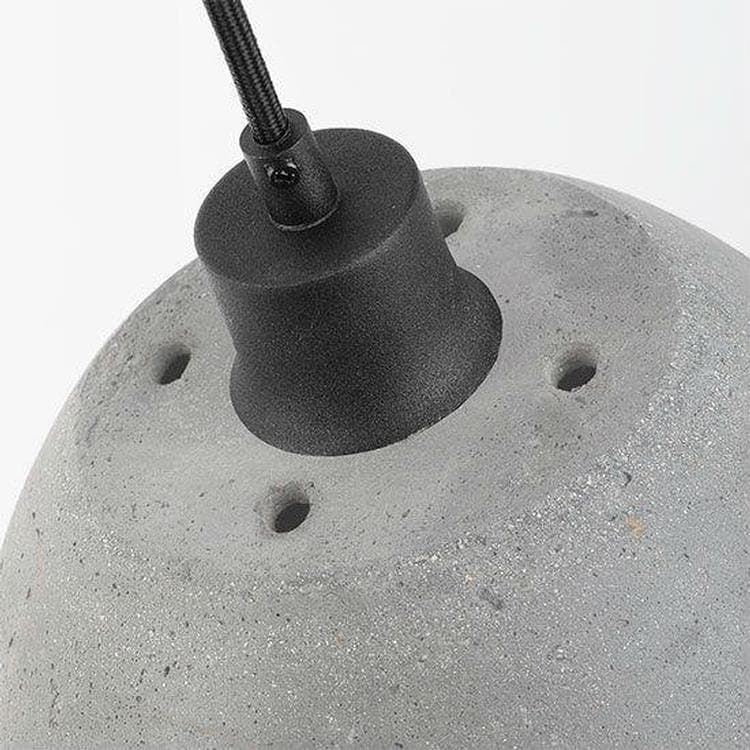 Suspension Ciment H24cm MALAGA gris