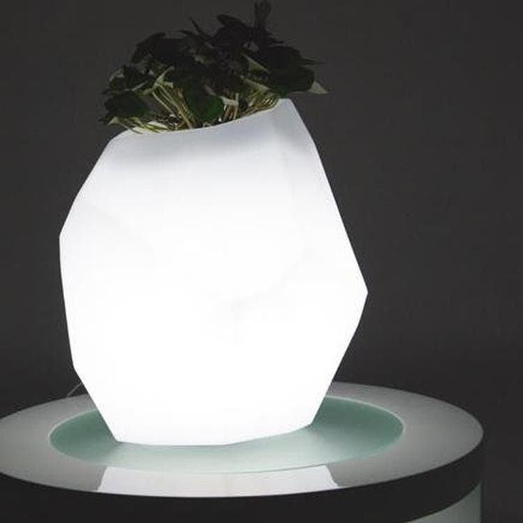 Vase lumineux H60cm SECRET LIGHT Blanc