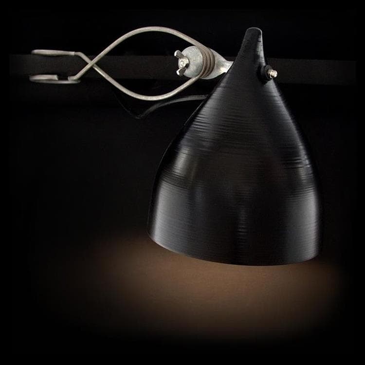 Lampe à pince Métal H18cm CORNETTE aluminium anodisé noir