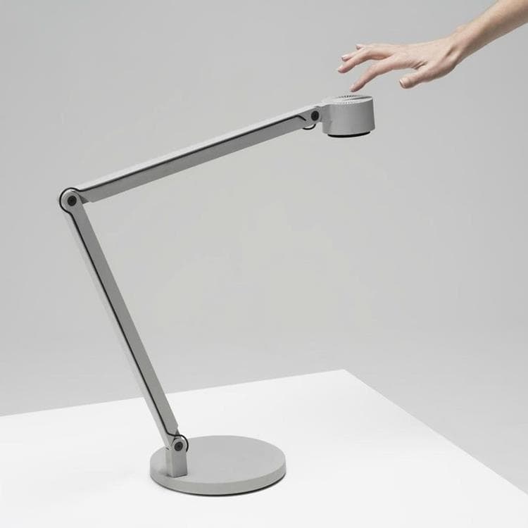 Lampe de bureau LED Orientable avec Variateur H55cm WINKEL W127 gris
