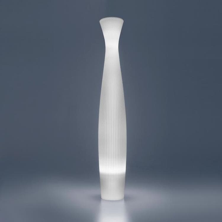 Vase lumineux/Lampadaire d'extérieur H180cm SCARLETT LIGHT Blanc