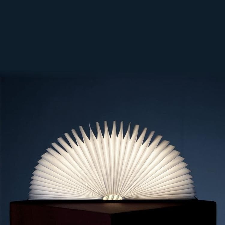 Lampe Livre LED lumineux H21cm oOBOOK marbre