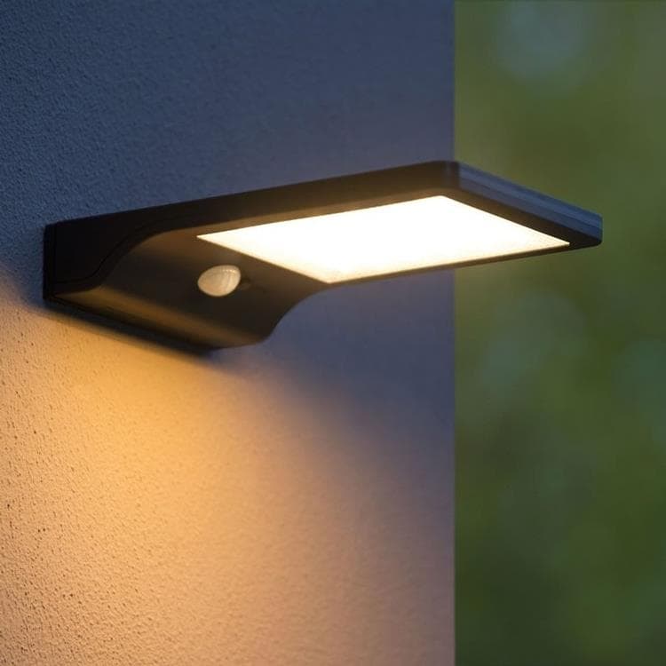 Applique d'extérieur LED solaire L19cm BASIC Noir
