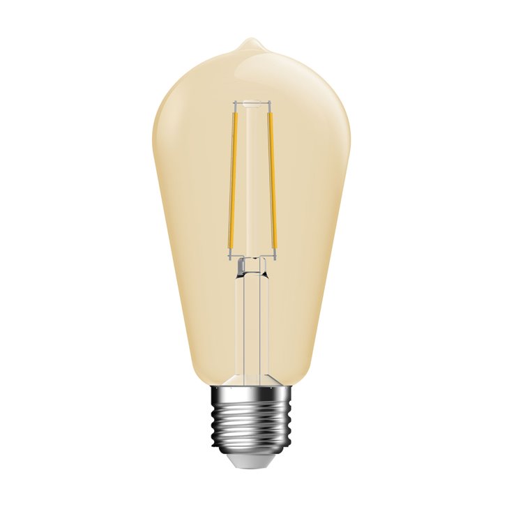 Lot de 6 Ampoules LED filament Edison E27 Ø6,4cm 2500K 4,6W = 34W 380 Lumens EDISON 