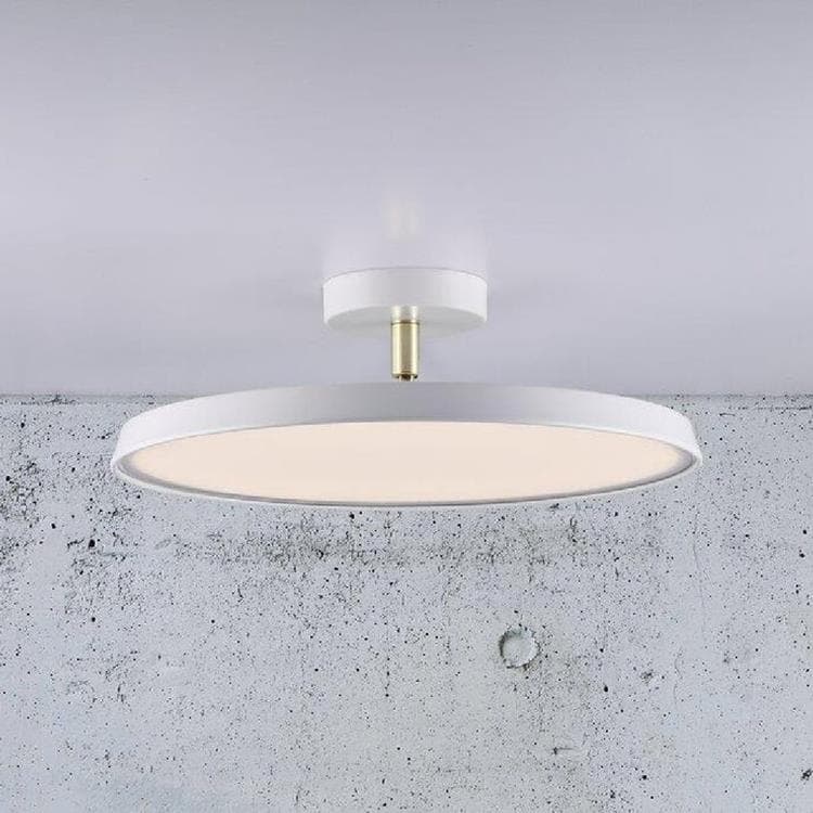 Plafonnier LED orientable Métal Ø30cm ALBA PRO Blanc