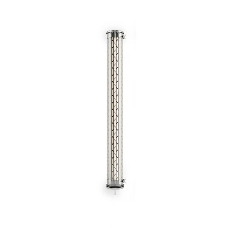 Suspension, Applique ou Plafonnier LED Inox L130cm BELLEVILLE silver