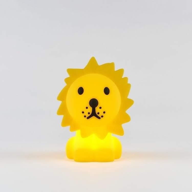 Veilleuse LED rechargeable Lion H25cm FIRST LIGHT LION Jaune