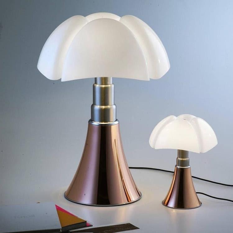 Lampe LED avec Variateur H35cm MINI PIPISTRELLO Cuivre