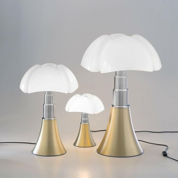 Lampe LED avec Variateur H35cm MINI PIPISTRELLO Laiton
