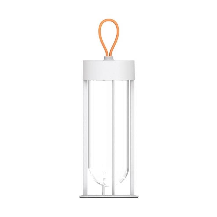 Lampe LED d'extérieur sans fil Verre/Aluminium H30cm IN VITRO Blanc