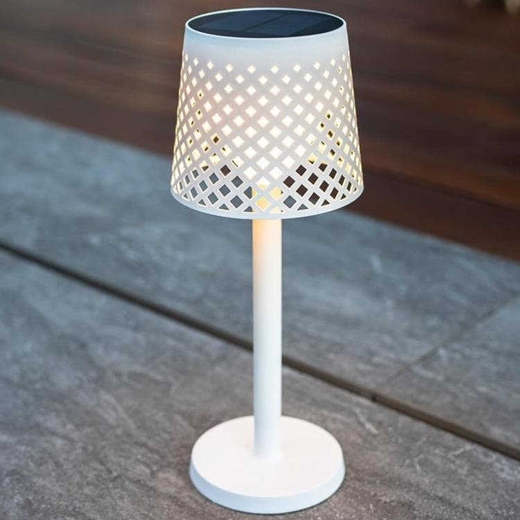 Applique/Lampe à poser/Lampadaire/A piquer d'extérieur Solaire LED GRETA Blanc