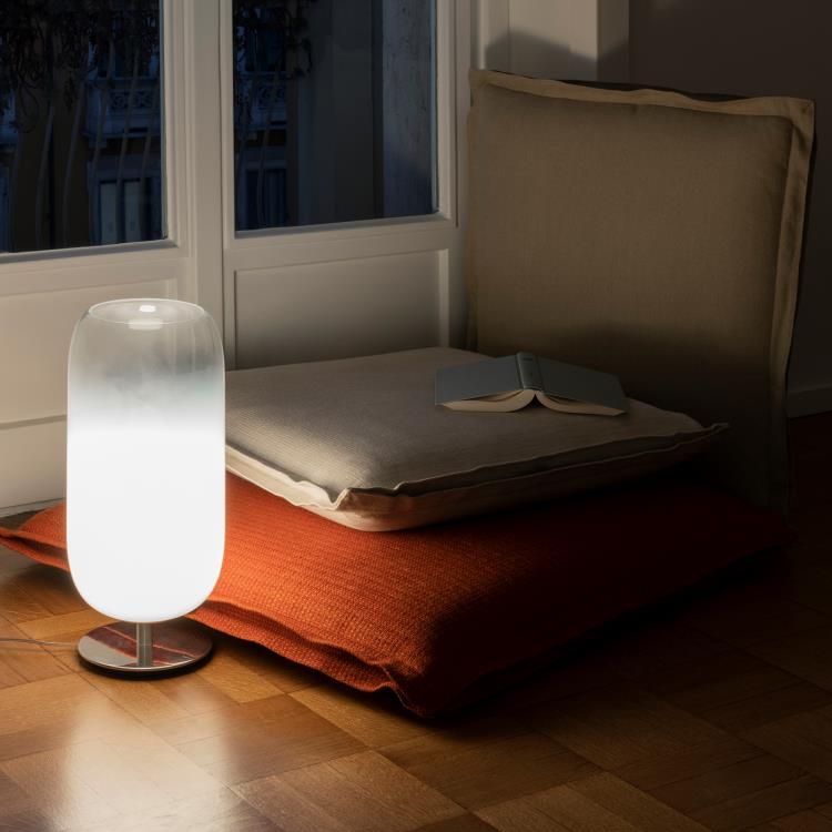 Lampe à poser Verre Soufflé H48.5cm GOPLE Blanc