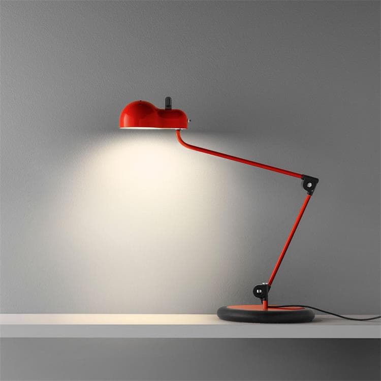 Lampe de bureau Etau H80cm TOPO Rouge