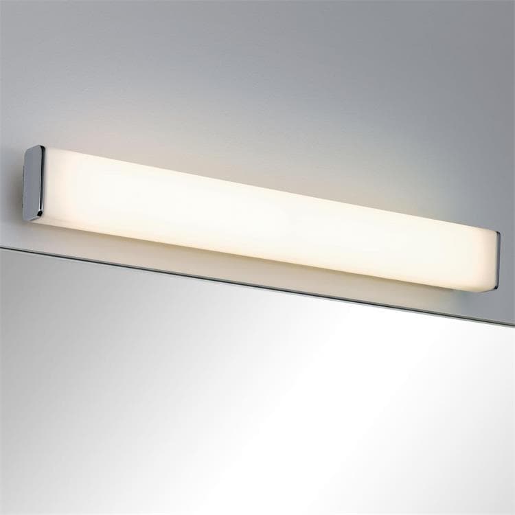 Applique LED Salle de bain Métal L 60cm NEMBUS chrome blanc