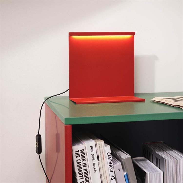 Lampe de bureau LED Métal H22cm LBM Rouge Tomate