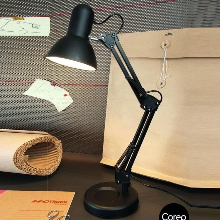 Lampe de Bureau orientable H60cm FLEX Noir