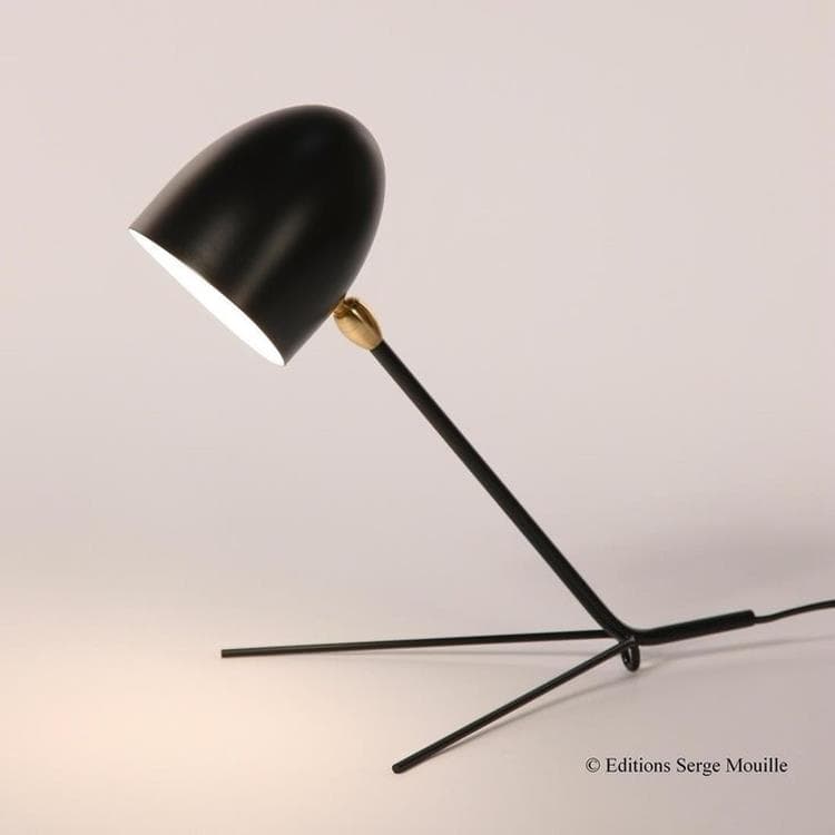 Lampe à poser Métal H34cm LAMPE COCOTTE noir satiné