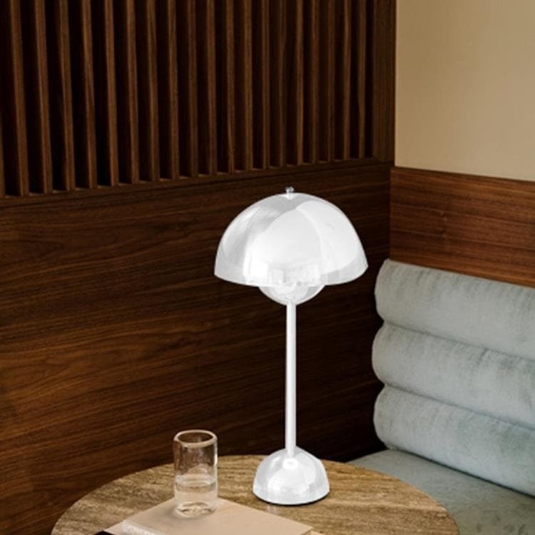 Lampe de table Métal H50cm FLOWERPOT VP3 Blanc