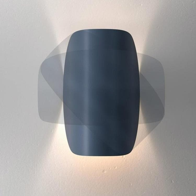 Applique LED Orientable H16,5cm IO bleu mat