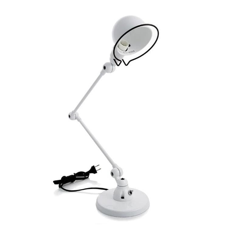 Lampe de bureau Acier H45cm SIGNAL blanc brillant