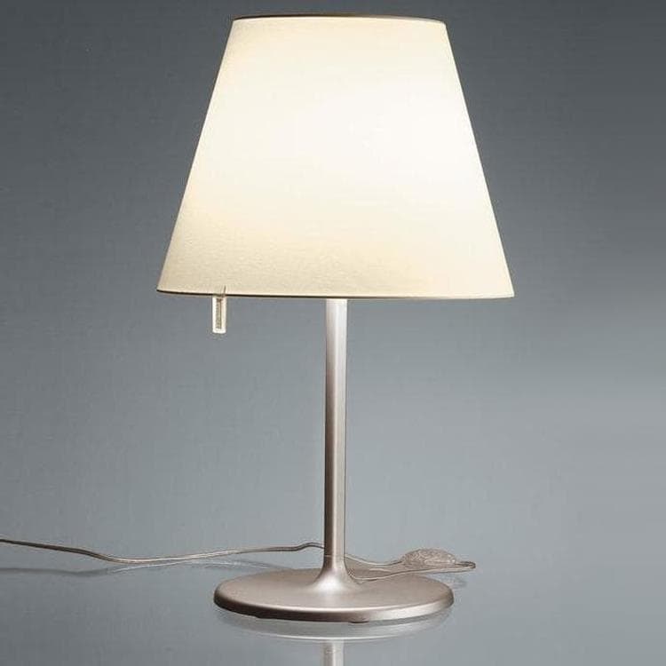 Lampe Bronze abat-jour orientable Ø35cm MELAMPO écru